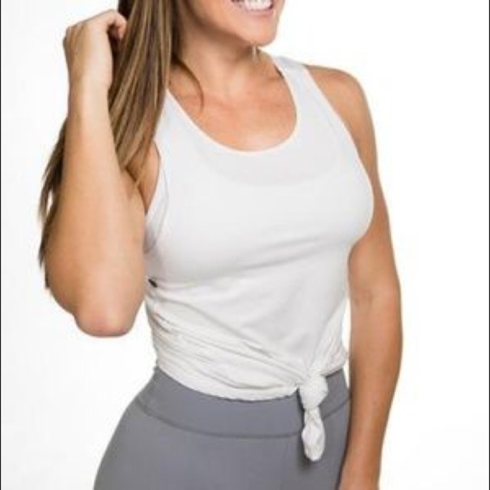 P’tula White Inspire Tank Top